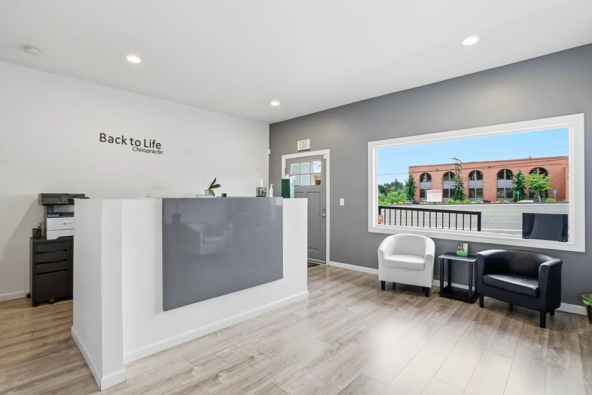 Back To Life Chiropractic clinic interior Portland OR